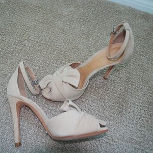 Schutz Suede Pointed Toe Heel